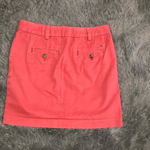 TOMMY HILFIGER coral/pink casual skirt pockets - Picture 3 of 7